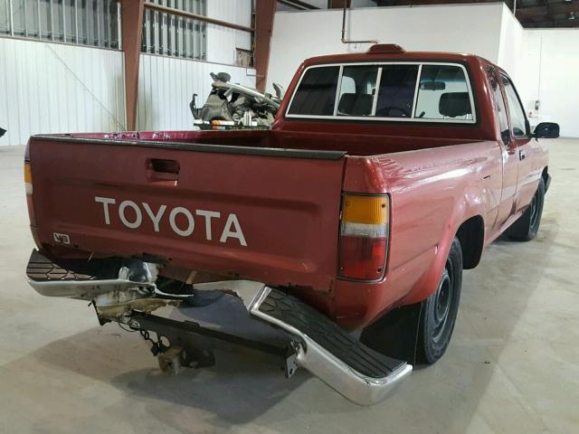 JT4VN93D0R5043618 - 1994 TOYOTA PICKUP 1/2 RED photo 4