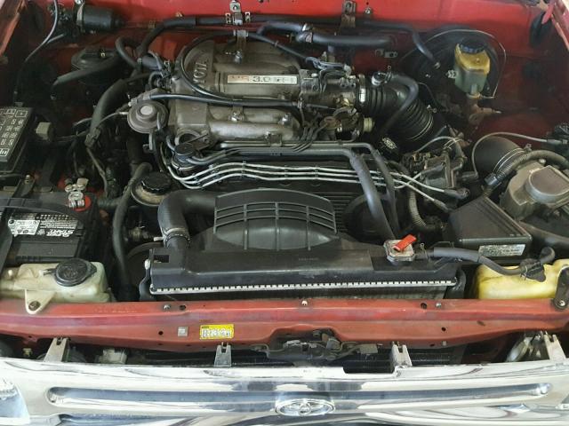 JT4VN93D0R5043618 - 1994 TOYOTA PICKUP 1/2 RED photo 7
