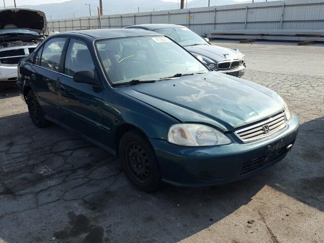 2HGEJ6611XH530460 - 1999 HONDA CIVIC BASE GREEN photo 1