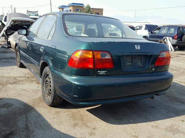2HGEJ6611XH530460 - 1999 HONDA CIVIC BASE GREEN photo 3