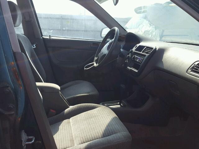 2HGEJ6611XH530460 - 1999 HONDA CIVIC BASE GREEN photo 5