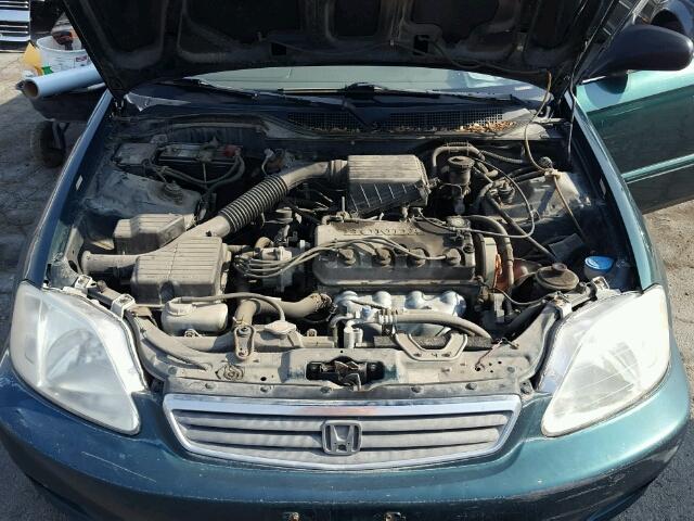 2HGEJ6611XH530460 - 1999 HONDA CIVIC BASE GREEN photo 7