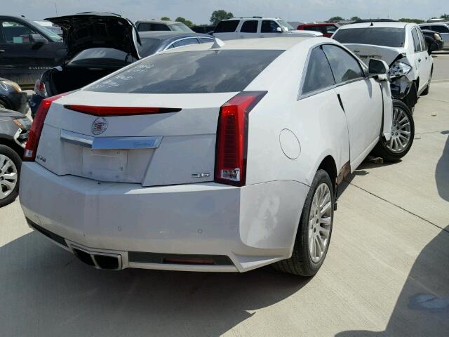 1G6DA1ED9B0140697 - 2011 CADILLAC CTS WHITE photo 4