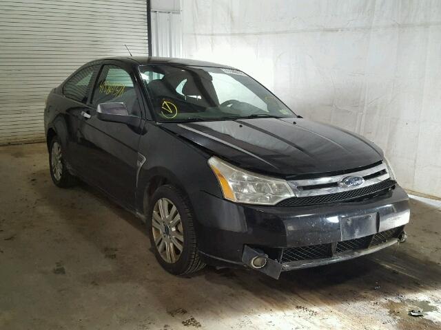 1FAHP33N98W102855 - 2008 FORD FOCUS SE BLACK photo 1