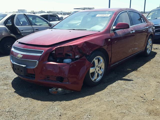 1G1ZK57B58F265195 - 2008 CHEVROLET MALIBU LTZ 勃艮第红 照片 2
