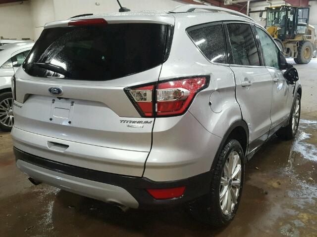 1FMCU0JD2HUC33753 - 2017 FORD ESCAPE TIT SILVER photo 4