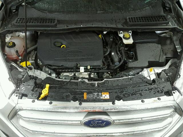 1FMCU0JD2HUC33753 - 2017 FORD ESCAPE TIT SILVER photo 7