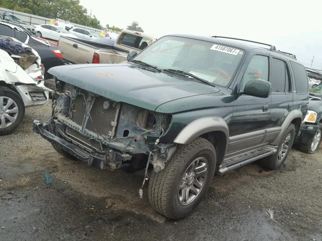 JT3GN87R1Y0154185 - 2000 TOYOTA 4RUNNER LI GREEN photo 2