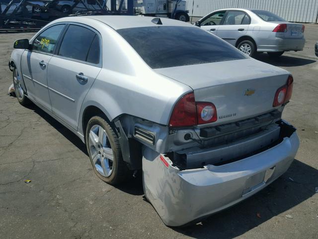 1G1ZC5E00CF197556 - 2012 CHEVROLET MALIBU 1LT 银色 照片 3
