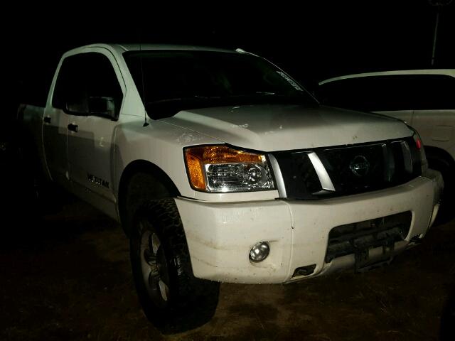 1N6BA0EC2FN505698 - 2015 NISSAN TITAN S WHITE photo 1