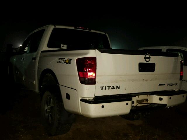 1N6BA0EC2FN505698 - 2015 NISSAN TITAN S WHITE photo 3