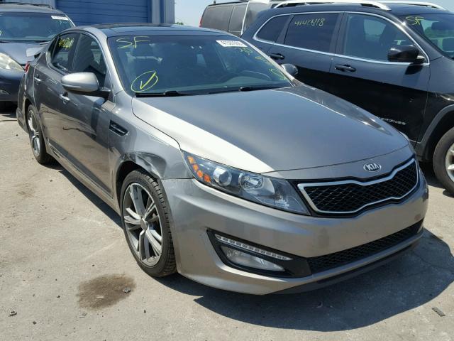 5XXGR4A67DG207438 - 2013 KIA OPTIMA SX GRAY photo 1