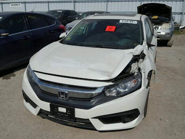 2HGFC2F8XHH009517 - 2017 HONDA CIVIC EX WHITE photo 2