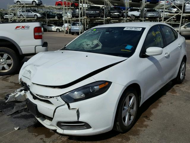 1C3CDFBB0GD515221 - 2016 DODGE DART SXT WHITE photo 2