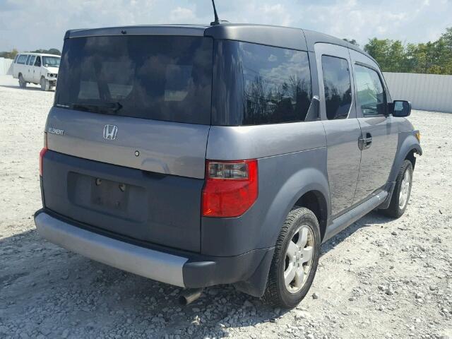 5J6YH28695L022529 - 2005 HONDA ELEMENT EX GRAY photo 4