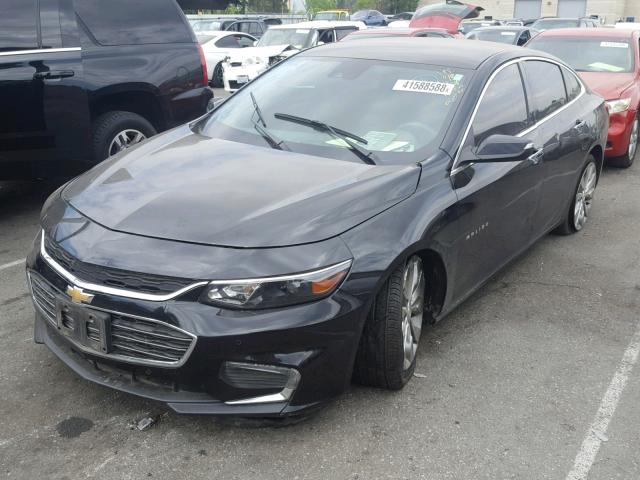 1G1ZH5SX7GF335361 - 2016 CHEVROLET MALIBU PRE BLACK photo 2