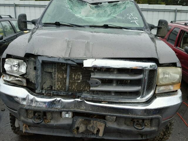 1FTSW31S03EB00339 - 2003 FORD F350 GRAY photo 9