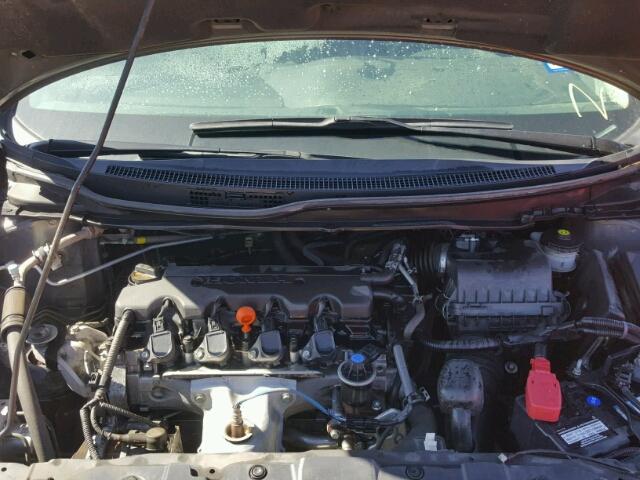 2HGFB2F55EH505247 - 2014 HONDA CIVIC GRAY photo 7