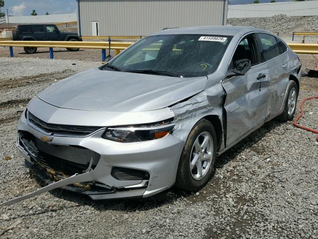 1G1ZB5ST9HF227226 - 2017 CHEVROLET MALIBU LS 银色 照片 2