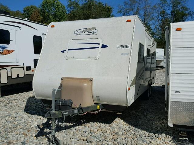 4WYT02K2371712455 - 2007 TRAIL KING CRUISER WHITE photo 2