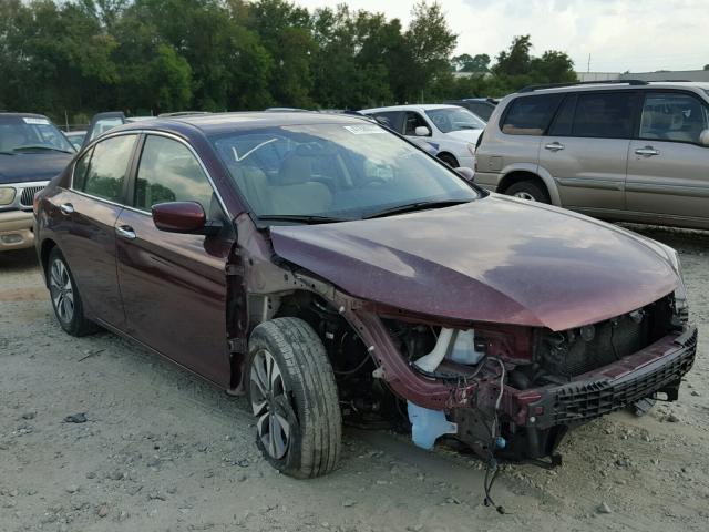 1HGCR2F39DA149573 - 2013 HONDA ACCORD LX BURGUNDY photo 1