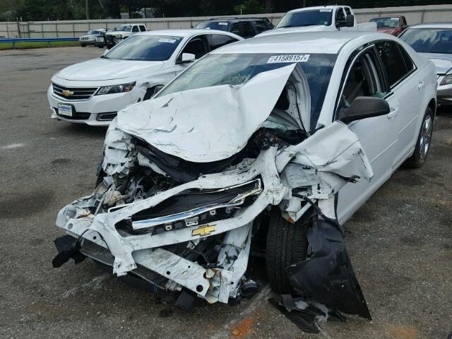1G1ZB5E18BF378415 - 2011 CHEVROLET MALIBU LS WHITE photo 2