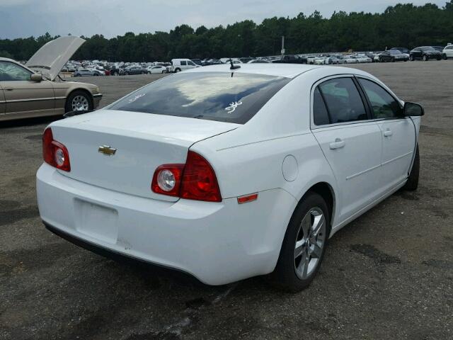 1G1ZB5E18BF378415 - 2011 CHEVROLET MALIBU LS WHITE photo 4