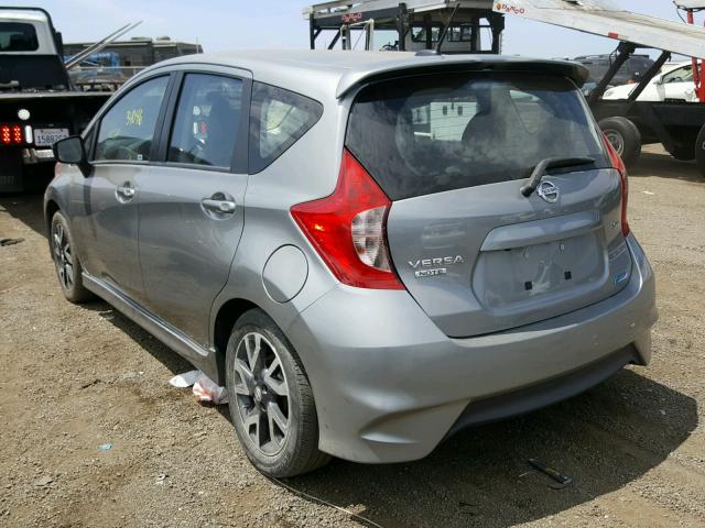 3N1CE2CP9FL419417 - 2015 NISSAN VERSA NOTE GRAY photo 3