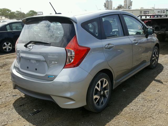 3N1CE2CP9FL419417 - 2015 NISSAN VERSA NOTE GRAY photo 4