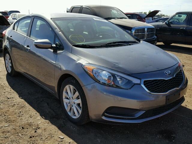 KNAFX4A66G5574161 - 2016 KIA FORTE LX GRAY photo 1