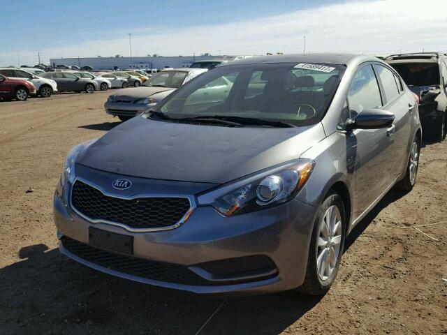 KNAFX4A66G5574161 - 2016 KIA FORTE LX GRAY photo 2