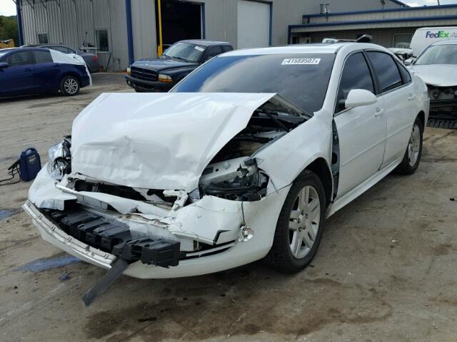 2G1WG5E39C1143648 - 2012 CHEVROLET IMPALA LT WHITE photo 2