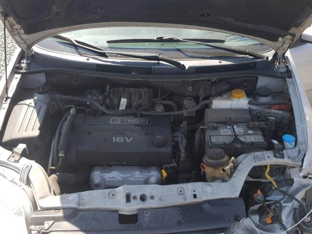 KL1TD66606B514788 - 2006 CHEVROLET AVEO BASE Күміс фото 7