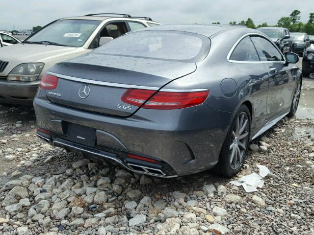 WDDXJ7KB8HA025601 - 2017 MERCEDES-BENZ S 65 AMG GRAY photo 4