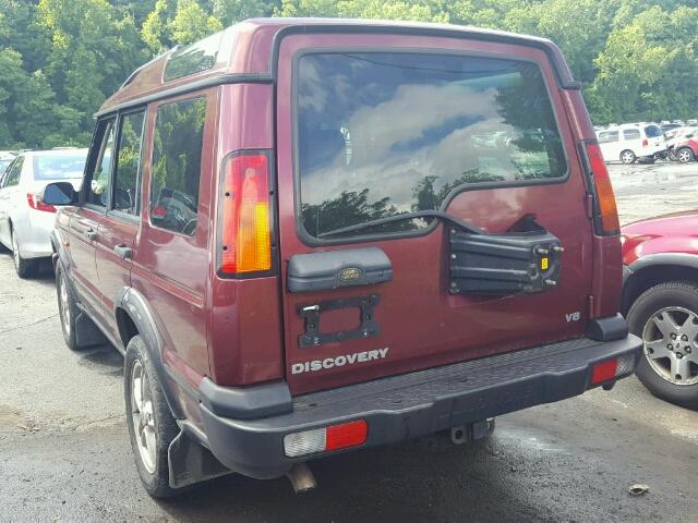 SALTY16433A785479 - 2003 LAND ROVER DISCOVERY BURGUNDY photo 3