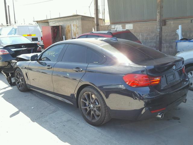 WBA4E3C51HG186806 - 2017 BMW 440I GRAN BLACK photo 3