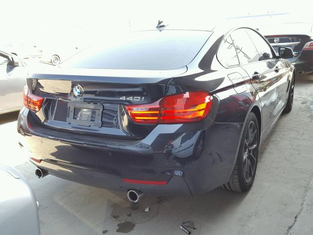WBA4E3C51HG186806 - 2017 BMW 440I GRAN BLACK photo 4