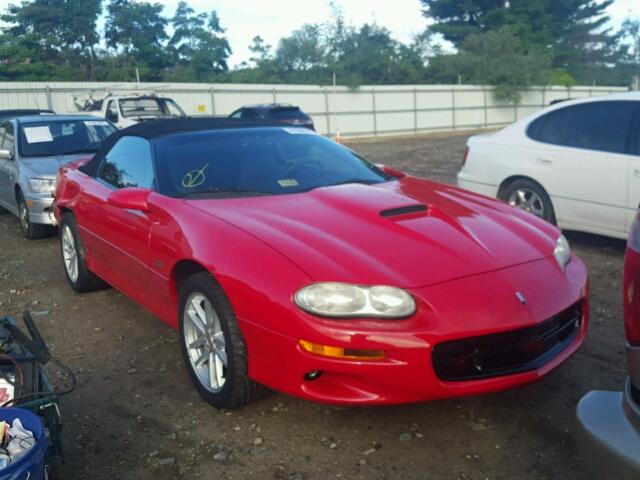 2G1FP32G222125139 - 2002 CHEVROLET CAMARO Z28 RED photo 1