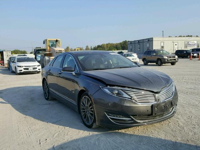 3LN6L2LU9FR601049 - 2015 LINCOLN MKZ HYBRID GRAY photo 1