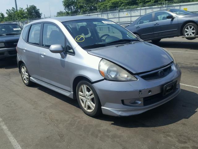 JHMGD38627S044379 - 2007 HONDA FIT S 银色 照片 1