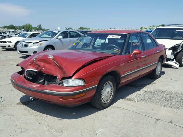 1G4HP52KXXH484518 - 1999 BUICK LESABRE CU MAROON photo 2