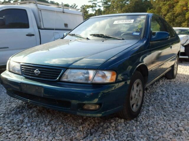 1N4AB42D9TC511964 - 1996 NISSAN 200SX BASE GREEN photo 2