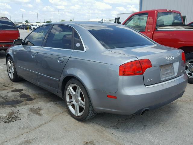 WAUAF68E75A418575 - 2005 AUDI A4 2.0T SILVER photo 3