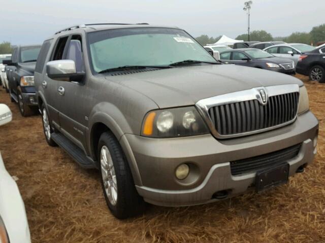 5LMFU27R34LJ10357 - 2004 LINCOLN NAVIGATOR TAN photo 1