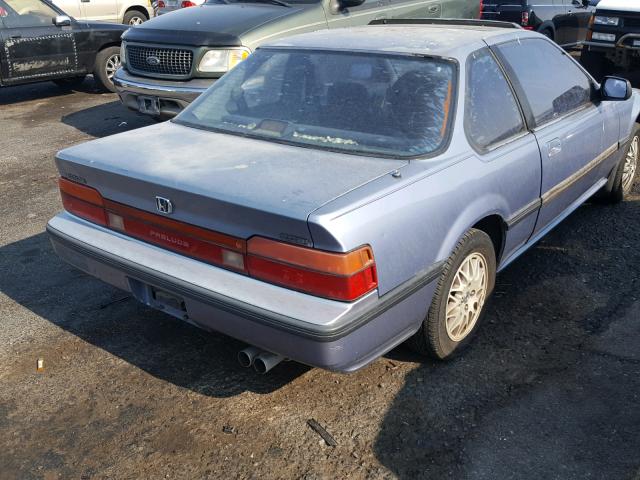 JHMBA4134KC017177 - 1989 HONDA PRELUDE 2. BLUE photo 4