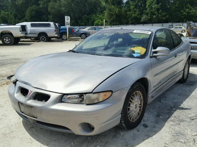 1G2WP12K2YF315180 - 2000 PONTIAC GRAND PRIX GRAY photo 2
