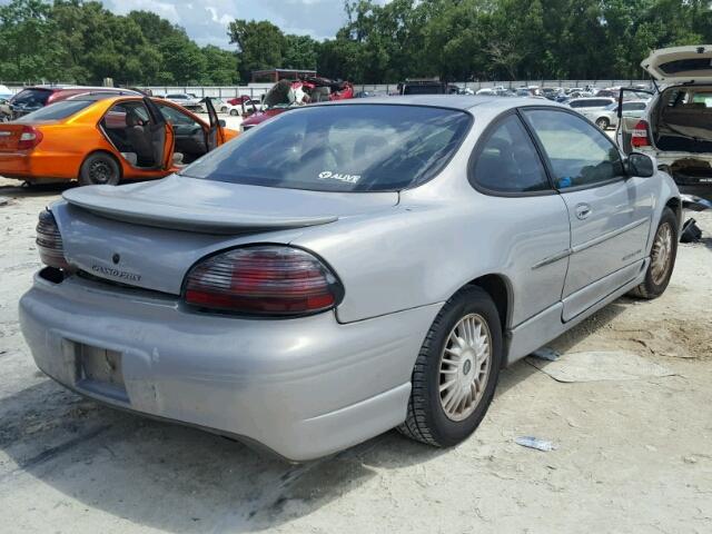 1G2WP12K2YF315180 - 2000 PONTIAC GRAND PRIX GRAY photo 4