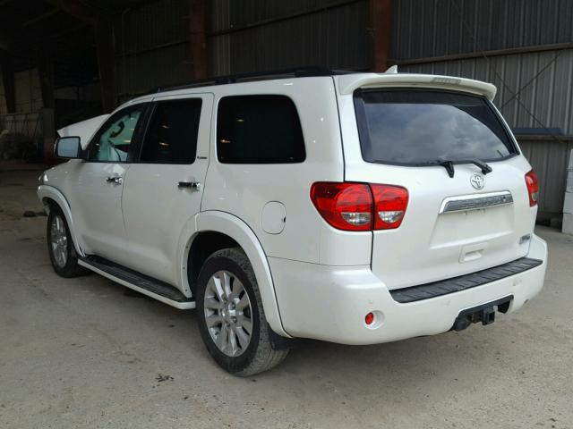 5TDYY5G18FS058208 - 2015 TOYOTA SEQUOIA PL WHITE photo 3