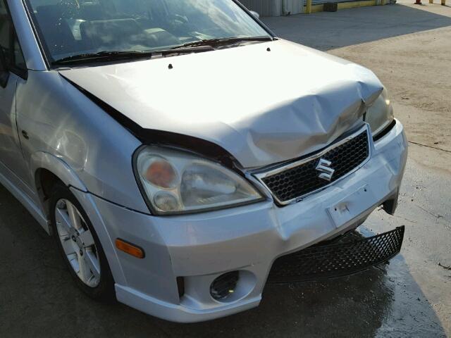 JS2RC62H865351616 - 2006 SUZUKI AERIO GRAY photo 9