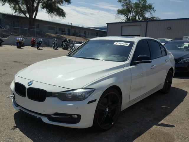 WBA3D3C52EK156463 - 2014 BMW 328 D WHITE photo 2